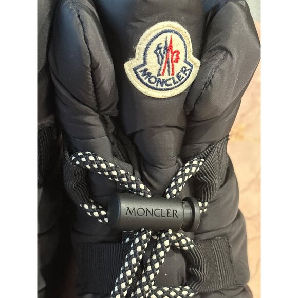 Moncler Gaia Pull Snow Boots in Black 40 New with Box Womens Winter Shoes - Picture 8 of 15